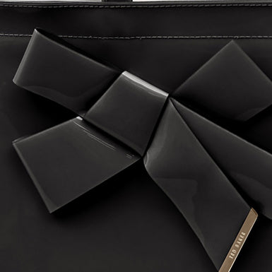 NICONNA: Bow Detail Large Icon Bag
