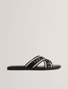 ASHIKA: Webbing Flat Sandal