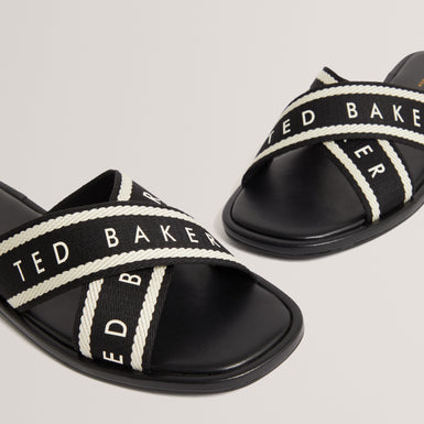 ASHIKA: Webbing Flat Sandal