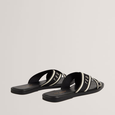 ASHIKA: Webbing Flat Sandal