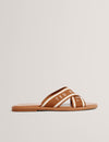 ASHIKA: Webbing Flat Sandal