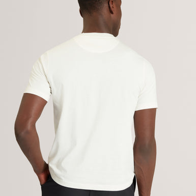 LAMBBET: Ss Floral Box Print T-Shirt