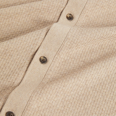 WILKES: Ls Regular Button Through Polo