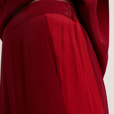 MIRANNA: Colour Block Wide Leg Trouser