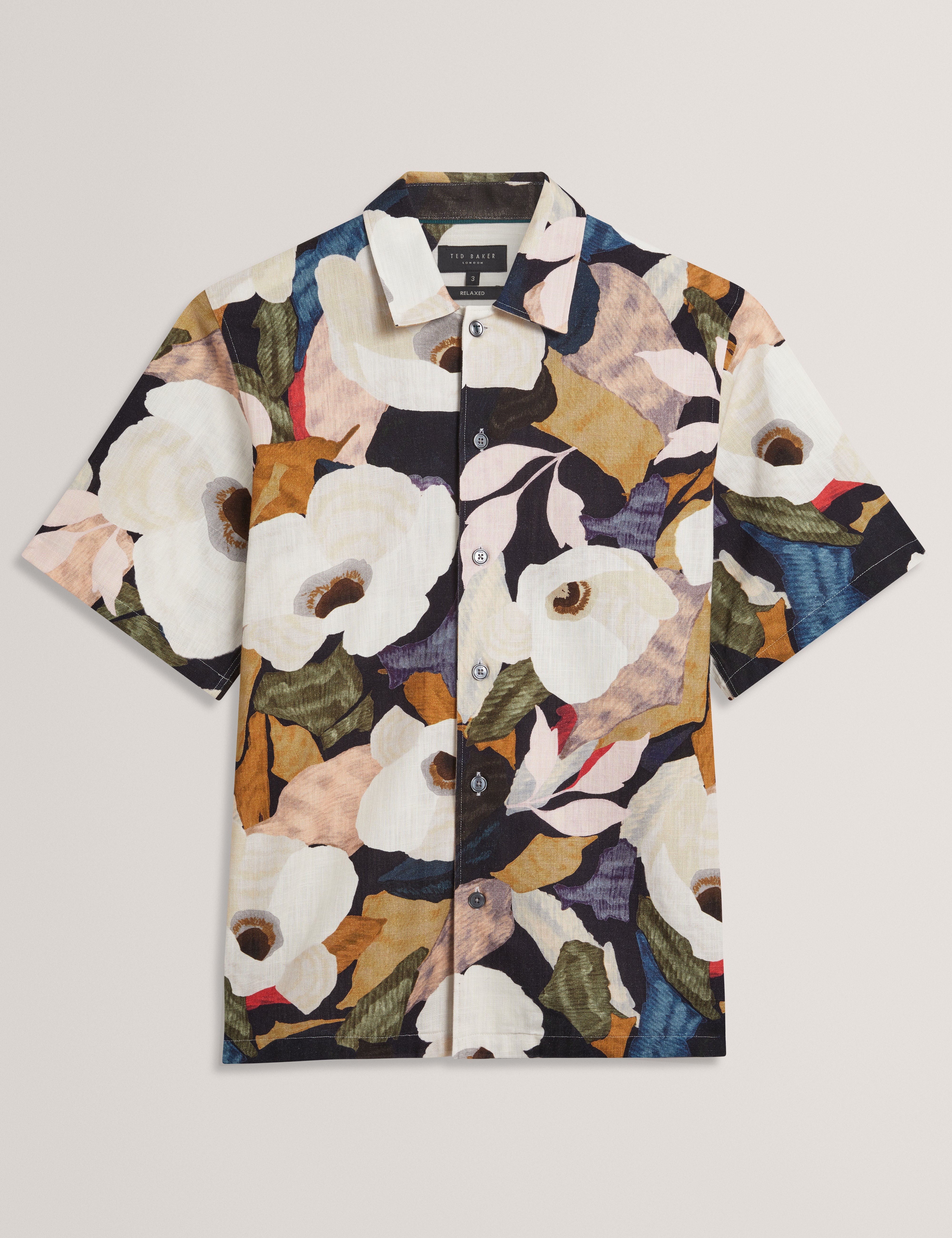 LANGDON: Ss Relaxed Bold Abstract Floral