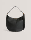 AMMILIA: Bar Detail Slouchy Hobo Bag