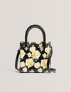 RENNIIA: Bar Detail Small Printed Tote Bag