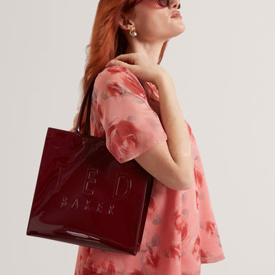 ICONICA: Patent Webbing Small Icon Bag