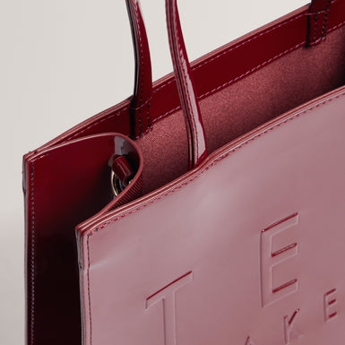 ICONICA: Patent Webbing Small Icon Bag