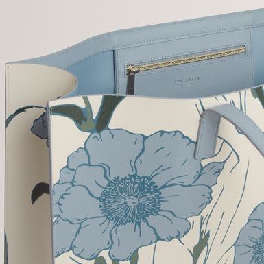 TOOOCON: Floral Print Extra Large Icon Bag
