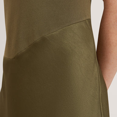 BLAAZA: Maxi Dress With Knitted Back