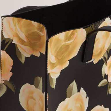 TERACON: Floral Print Large Icon Bag
