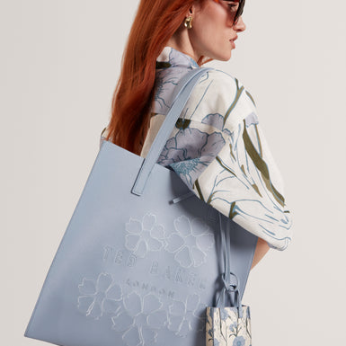 SAMAL: Floral Large Icon Bag With Charm