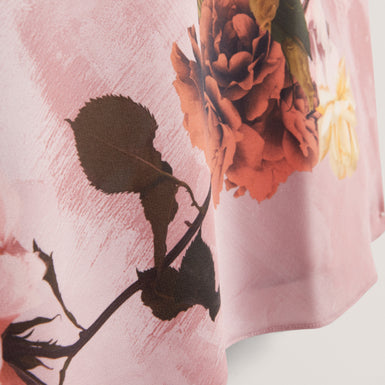 ADEMA: Sleeveless Printed Midi Dress