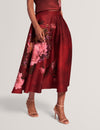 SIMIIA: Printed Full Midi Skirt