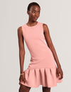 LAVENY: Woven Mix Mini Dress