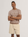 BRITTON: Ss Jacquard T-shirt
