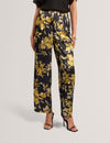 IGLESSA: Floral Printed Straight Leg Trouser