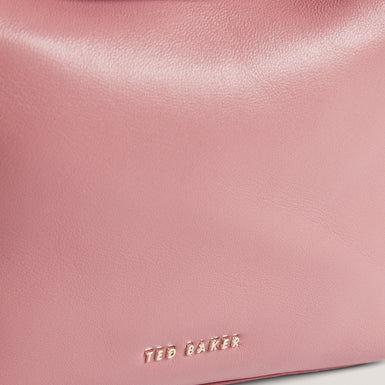 NIYAL: Soft Knot Bow Leather Xbody Bag