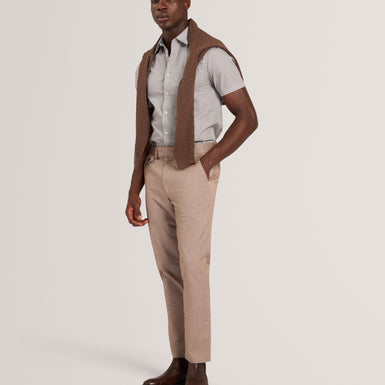 YARNTON: Ss Regular Box Geo Print Shirt