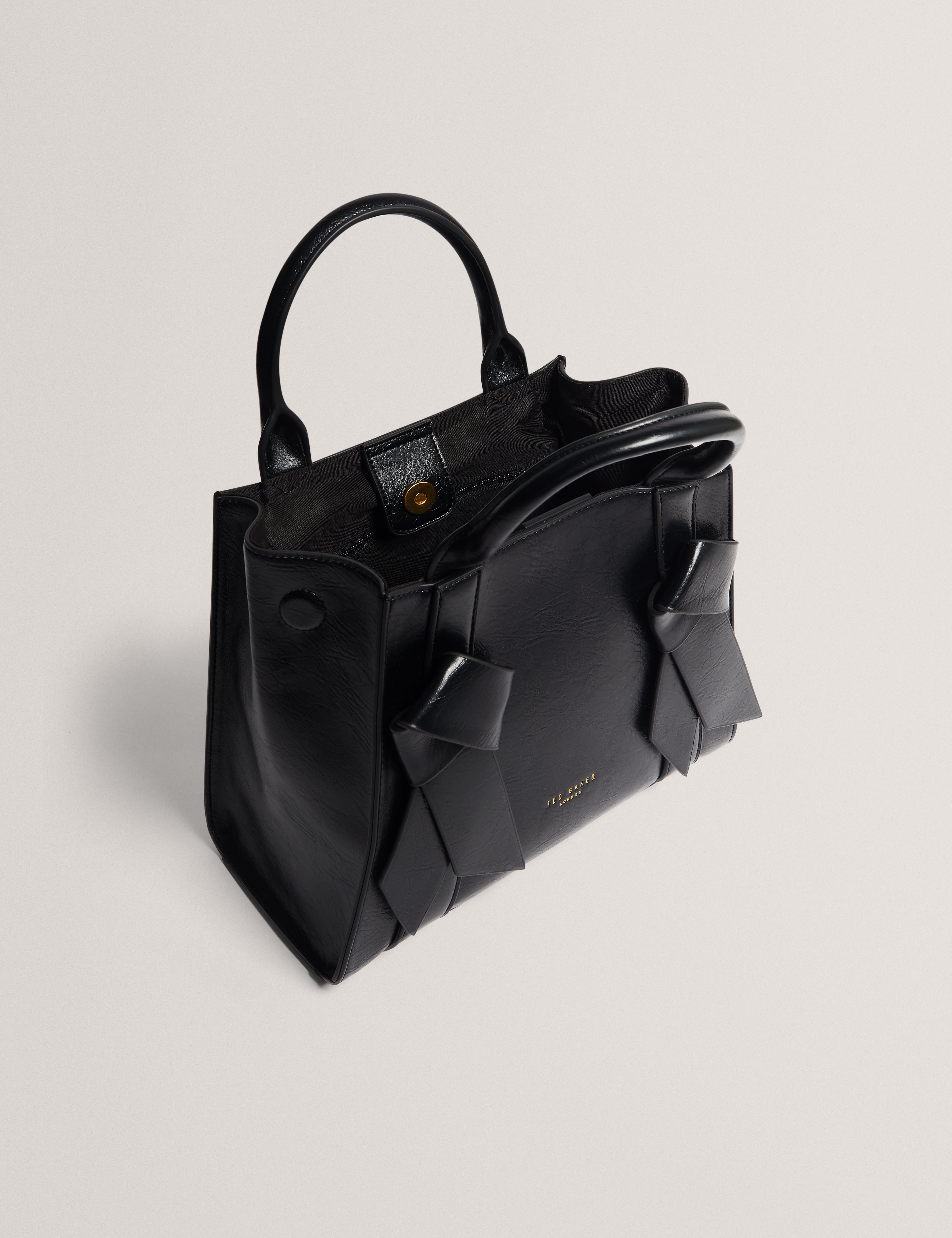 SANIEE: Knot Bow Medium Tote Bag