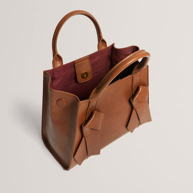 SANIEE: Knot Bow Medium Tote Bag