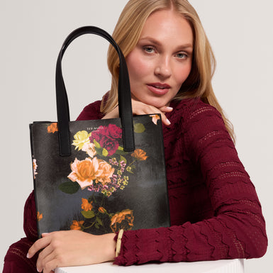 QUENCON: Floral Printed Small Icon