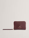 MYRIAA: Bow Detail Small Zip Around Purse