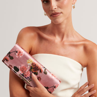MARIITA: Printed Elongated Evening Bag