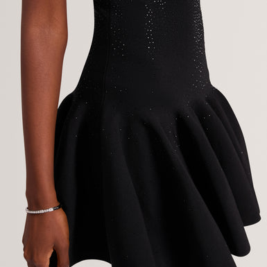 STELLEA: Hot Fix Mini Skater Dress