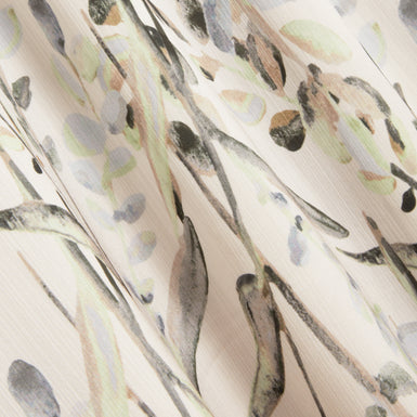 GILDAA: Printed Cape Detail Maxi Dress