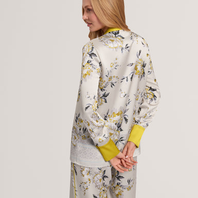 RESINA: Floral Printed Neck Tie Blouse