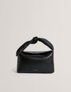 NYAAL: Soft Knot Bow leather Shoulder Bag