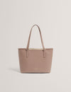 HAYLEYZ: Saffiano Leather Small Shopper Bag