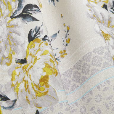 FUSTA: Floral Printed Wide Leg Trouser