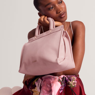 ROLLIA: Grab Handle Medium Tote Bag