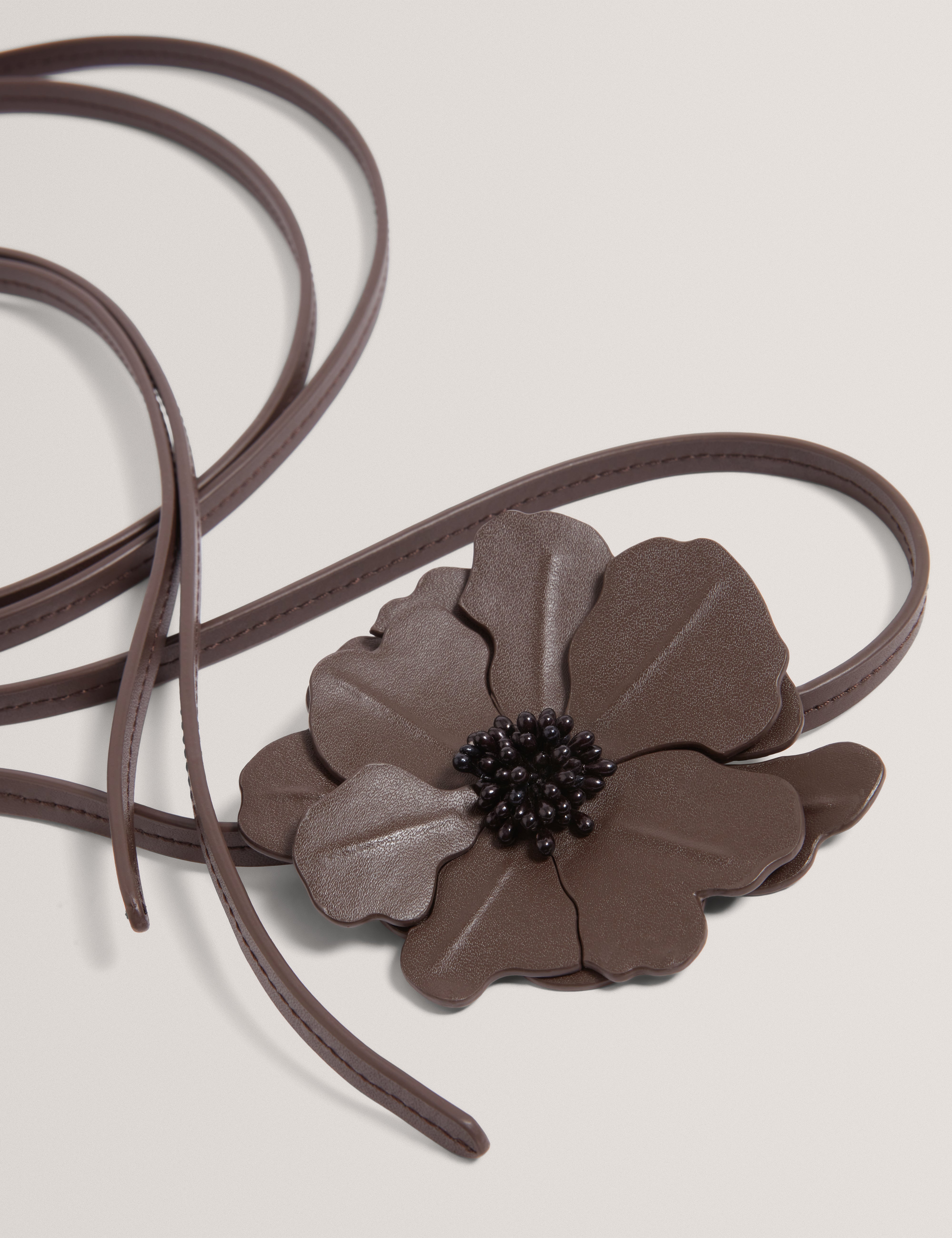 FLORILO: Flower Tie Belt