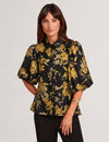 MERISSA: Printed Puff Sleeve Shirt