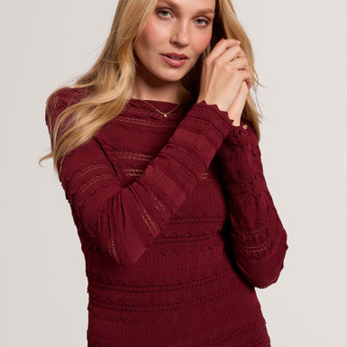 KASEYA: Long Sleeve Knitted Midi Dress