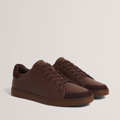 DARRAN: Leather Cupsole Trainer