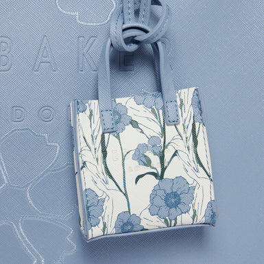 SAMAL: Floral Large Icon Bag With Charm