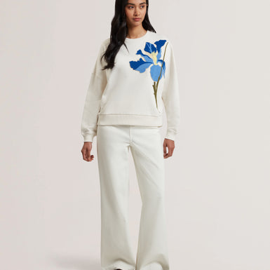 Womens SANDERR-Graphic Sweater