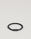 Men's Duran-Leather Woven Bracelet Black