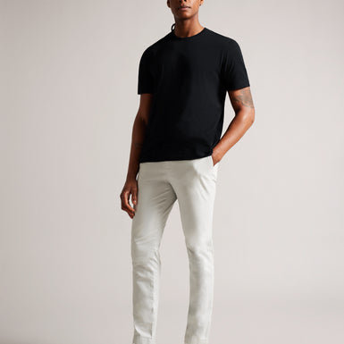 Men's Tywinn-Ss Regular Plain T-Shirt Black