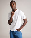Men's Tywinn-Ss Regular Plain T-Shirt White
