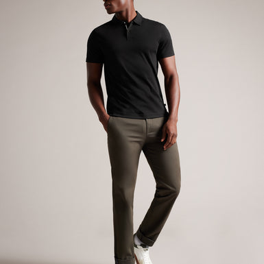 Men's Zeiter-Ss Slim Soft Touch Polo Black
