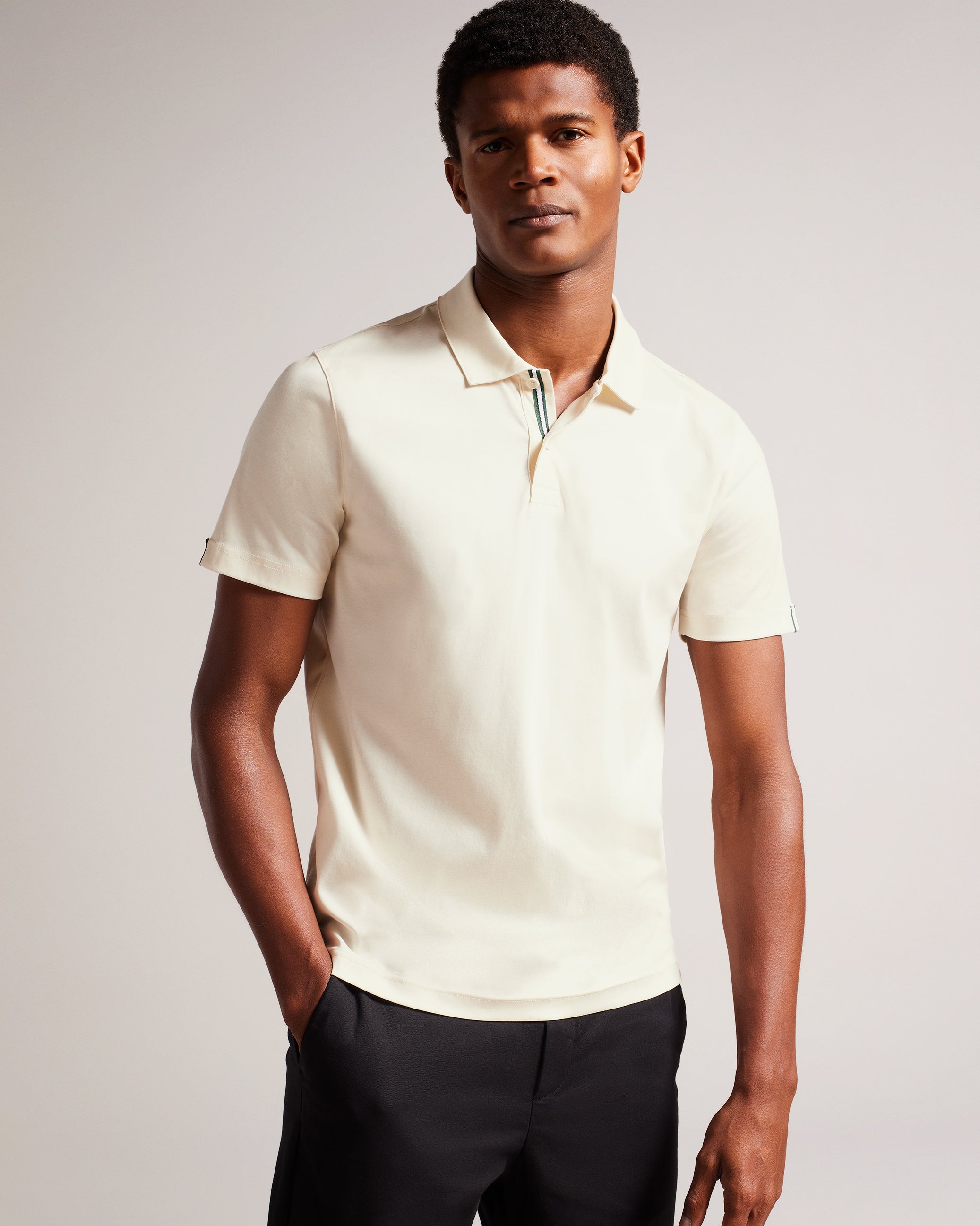 Men's Zeiter-Ss Slim Soft Touch Polo White