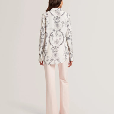 CHILLA: Long Line Printed Shirt