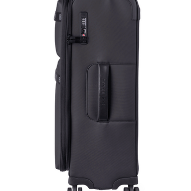 QUANTUM: Medium 4 Wheel Trolley Case Black