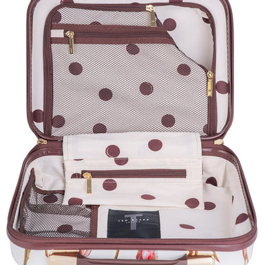 WILD IRIS: Beauty Case White